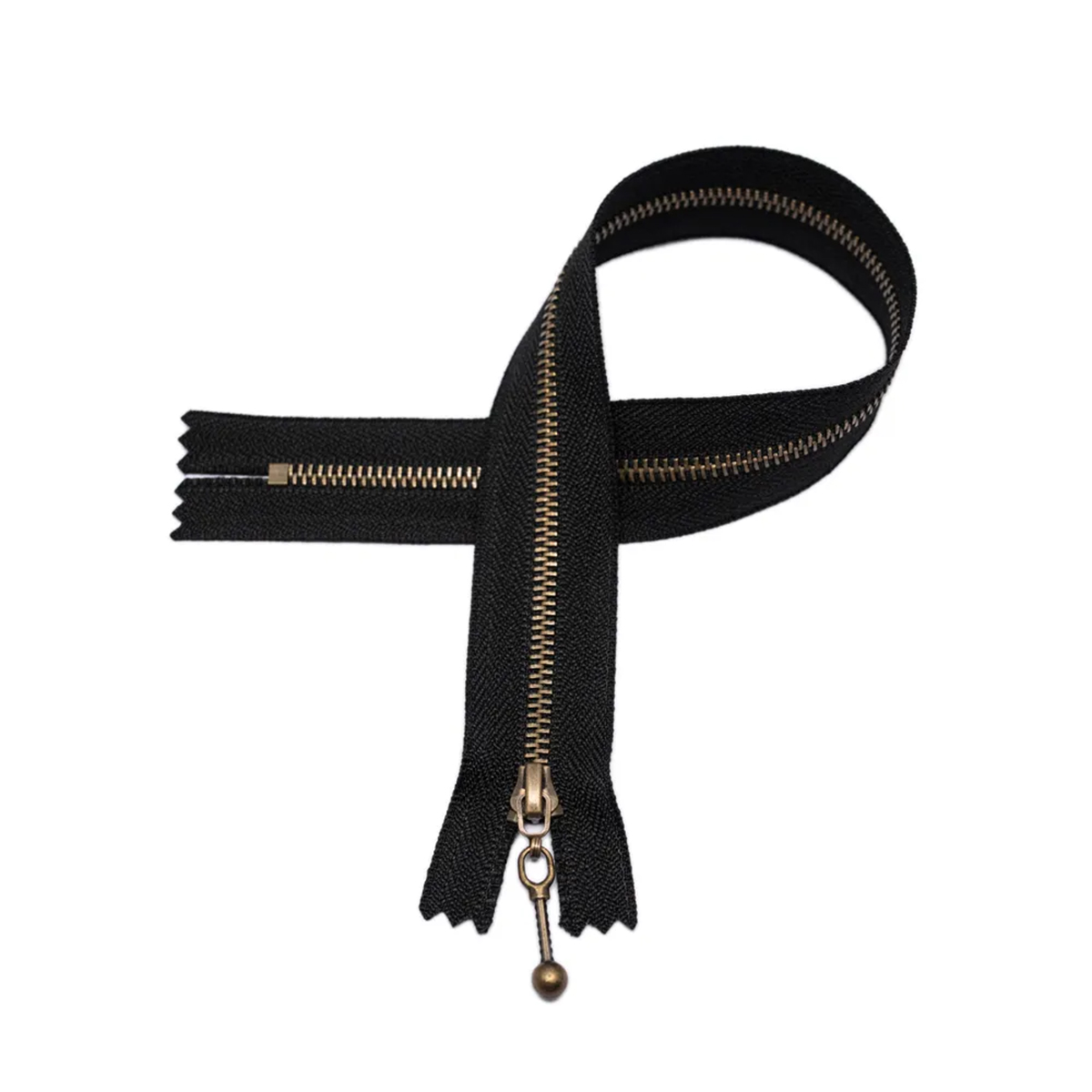 Reißverschluss - schwarz - 35cm